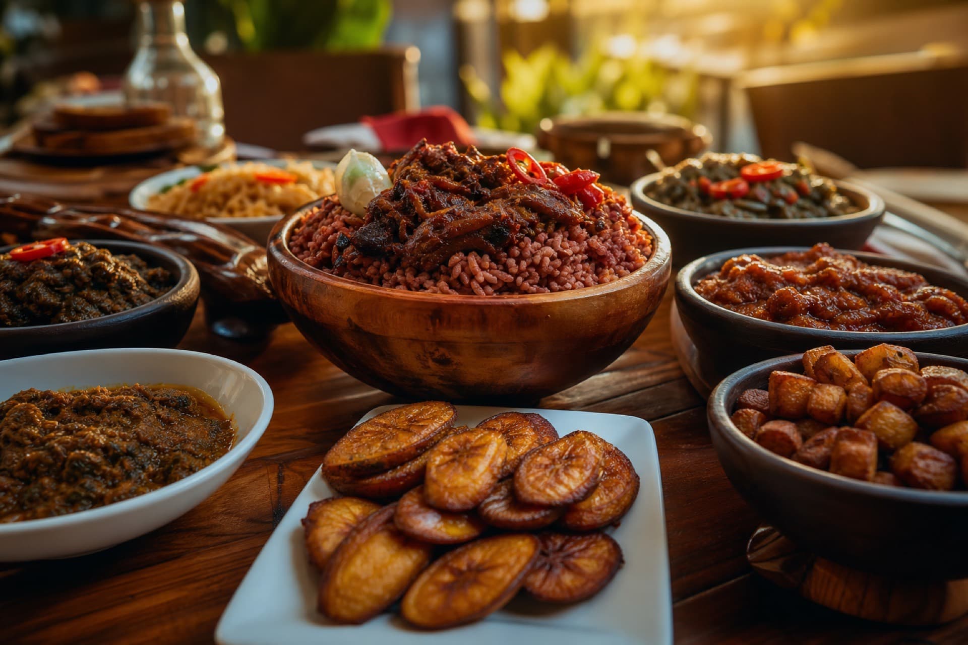 Authentic Ghanaian dishes
